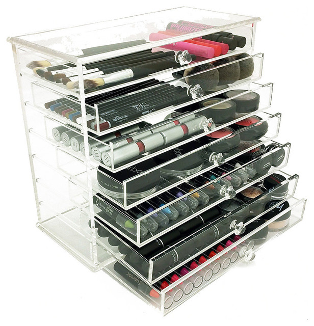 OnDisplay Caitlyn 7 Tier Acrylic Cosmetic/Makeup Organizer ...