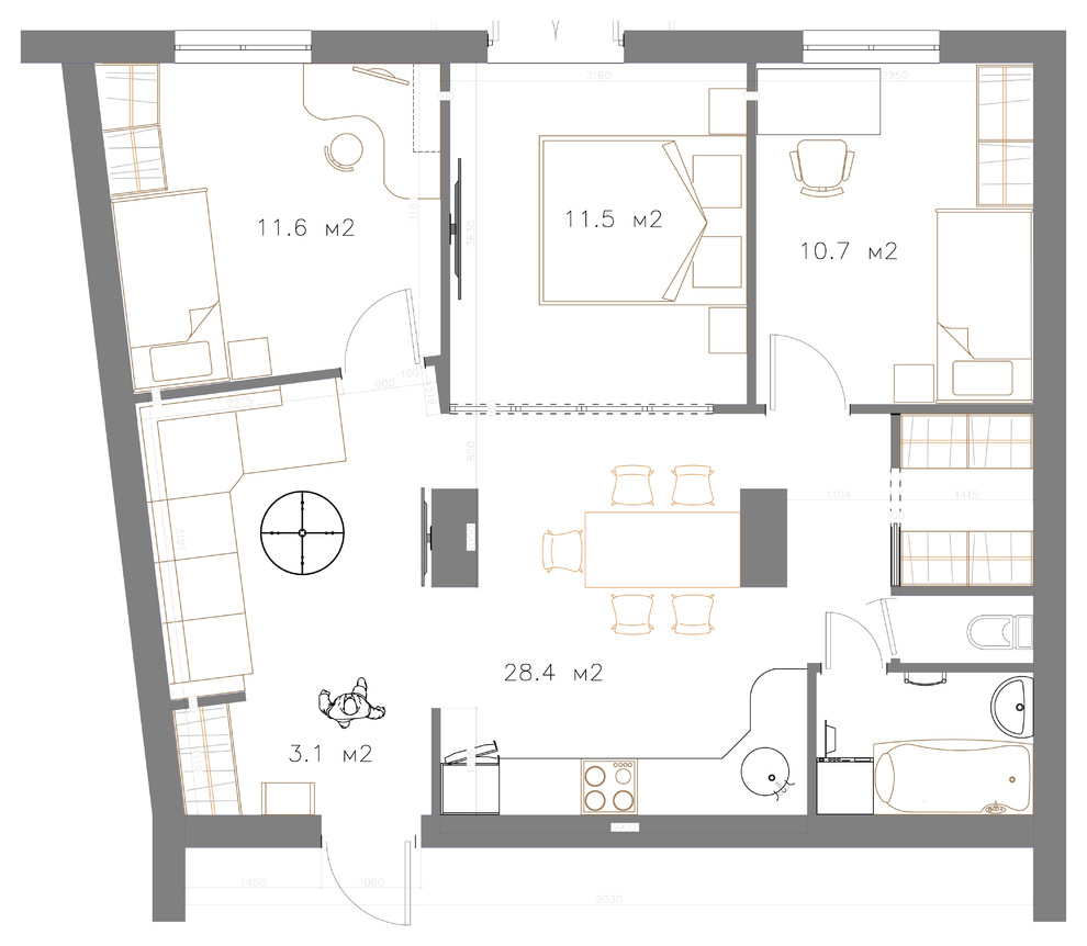 План после перепланировки