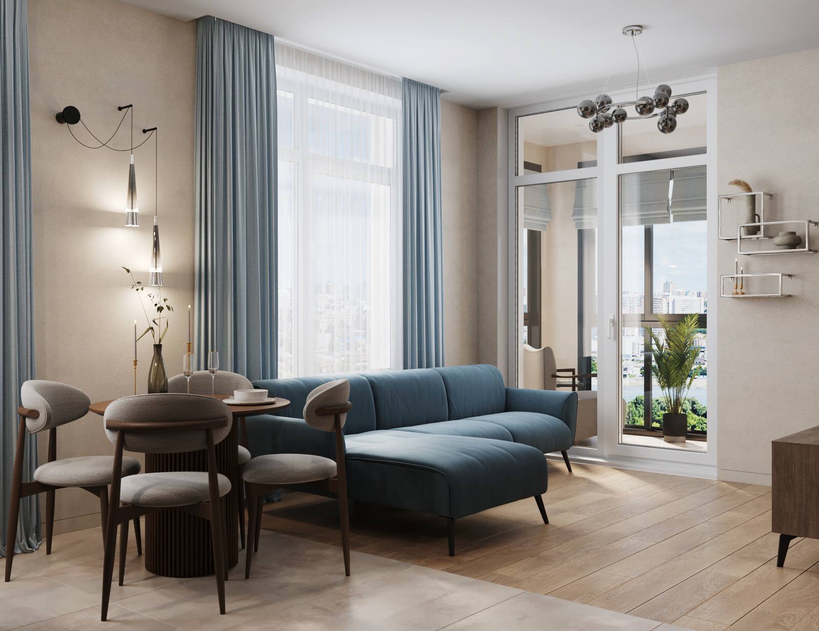 Кухня-гостиная