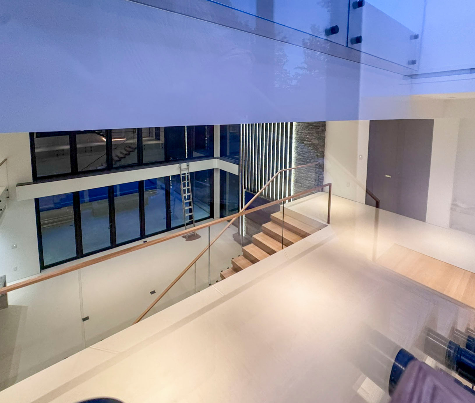 126_Visually Open and Light Contemporary Staircase, Mclean, VA 22102