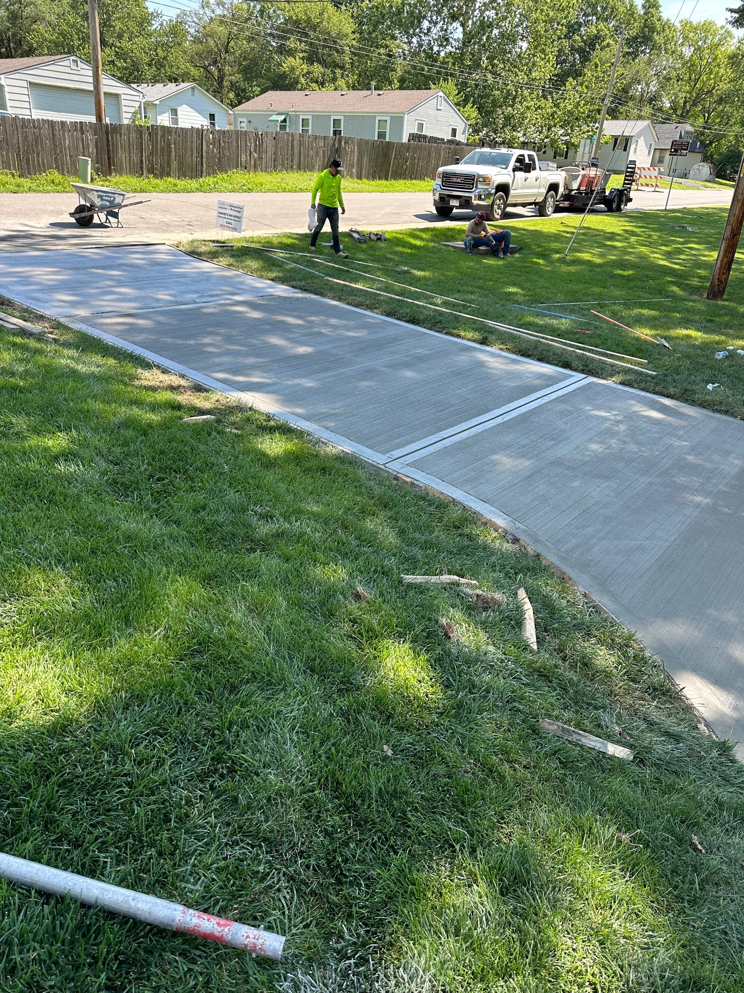 Large Concrete Driveway Project