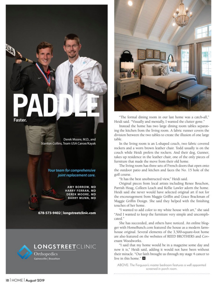 HOME Magazine feature August 2019