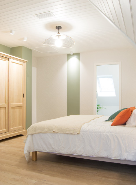 Chambre d'h&ocirc;tes modern-schlafzimmer