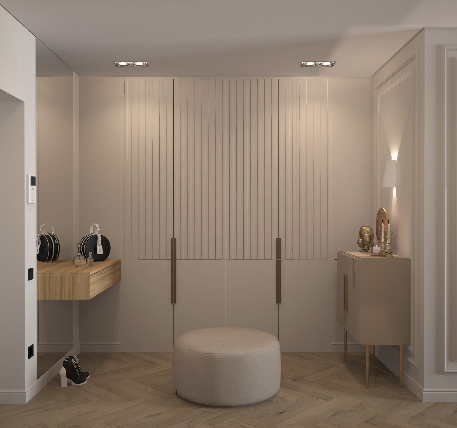 Проект однокомнатной квартиры 45 кв.м.