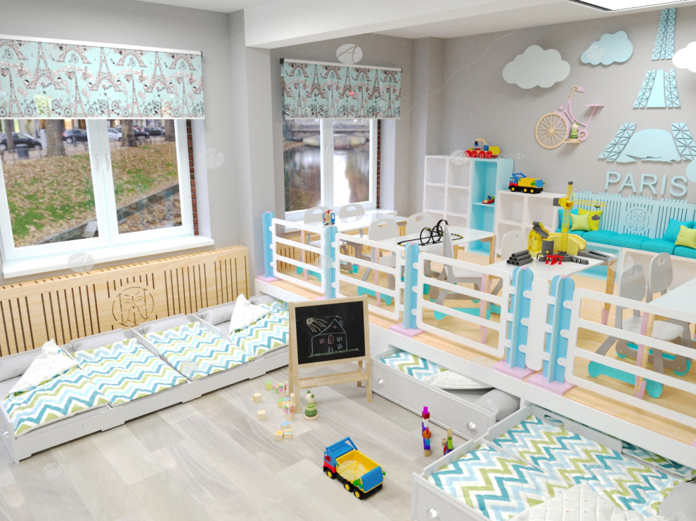 Дизайн-проект детского сада "Франция"