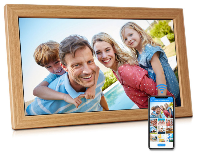 21in HD Cloud Photo FramePhoto Share APP 20GB Cloud Storage, Auto