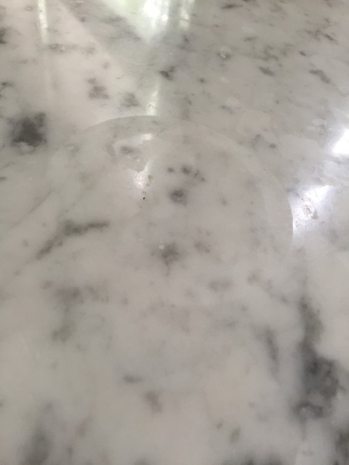 Carrera Marble water marks