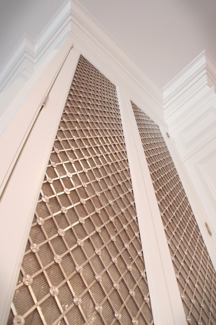 Decorative Wire Mesh Grilles for Kitchen Cabinets & Bespoke