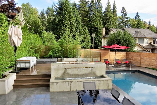 Home design - contemporary home design idea in Vancouver