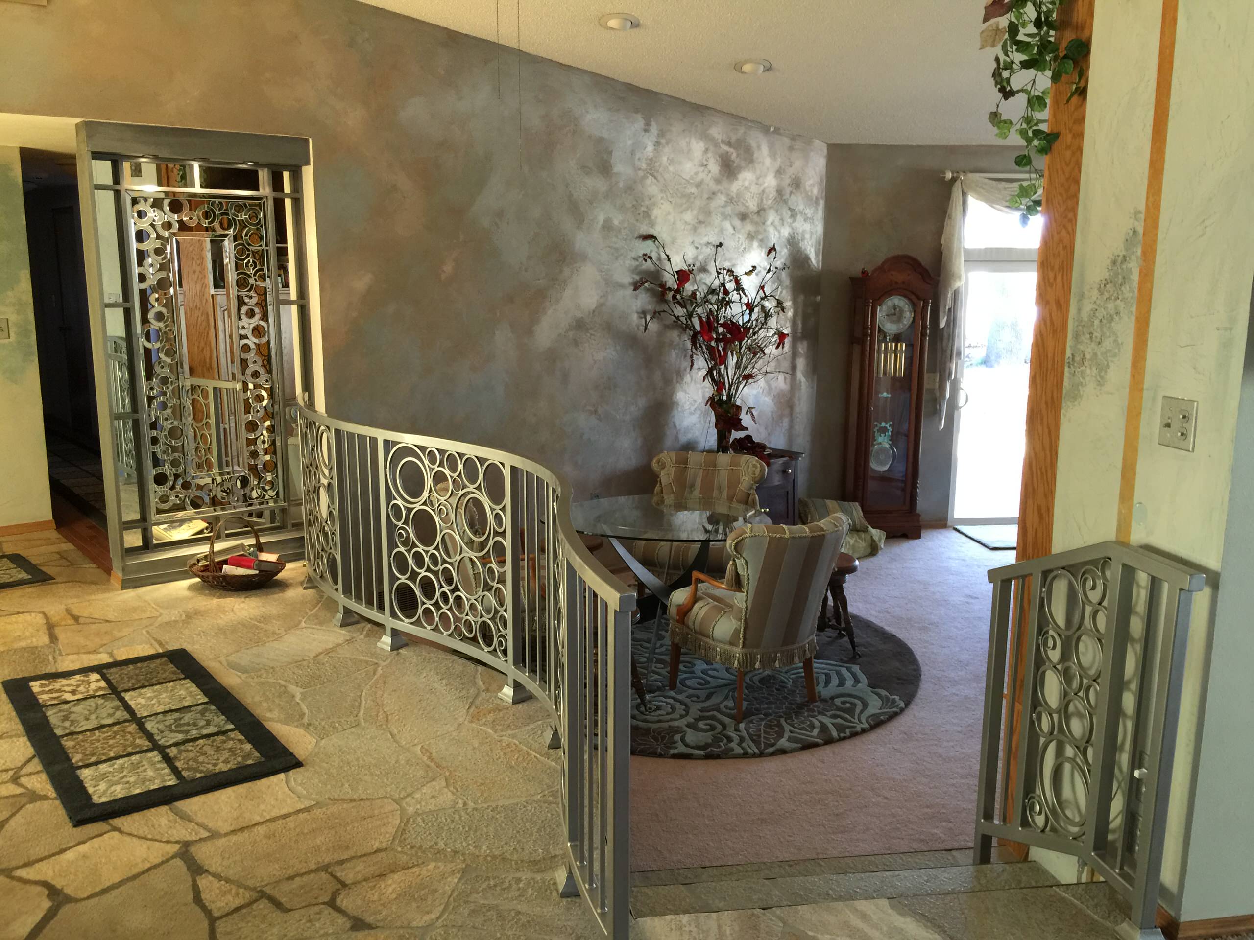 Step-down  Living room from Entry