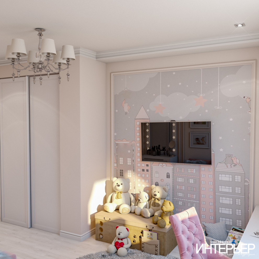 Дизайн-проект детских комнат в квартире г.Кисловодск