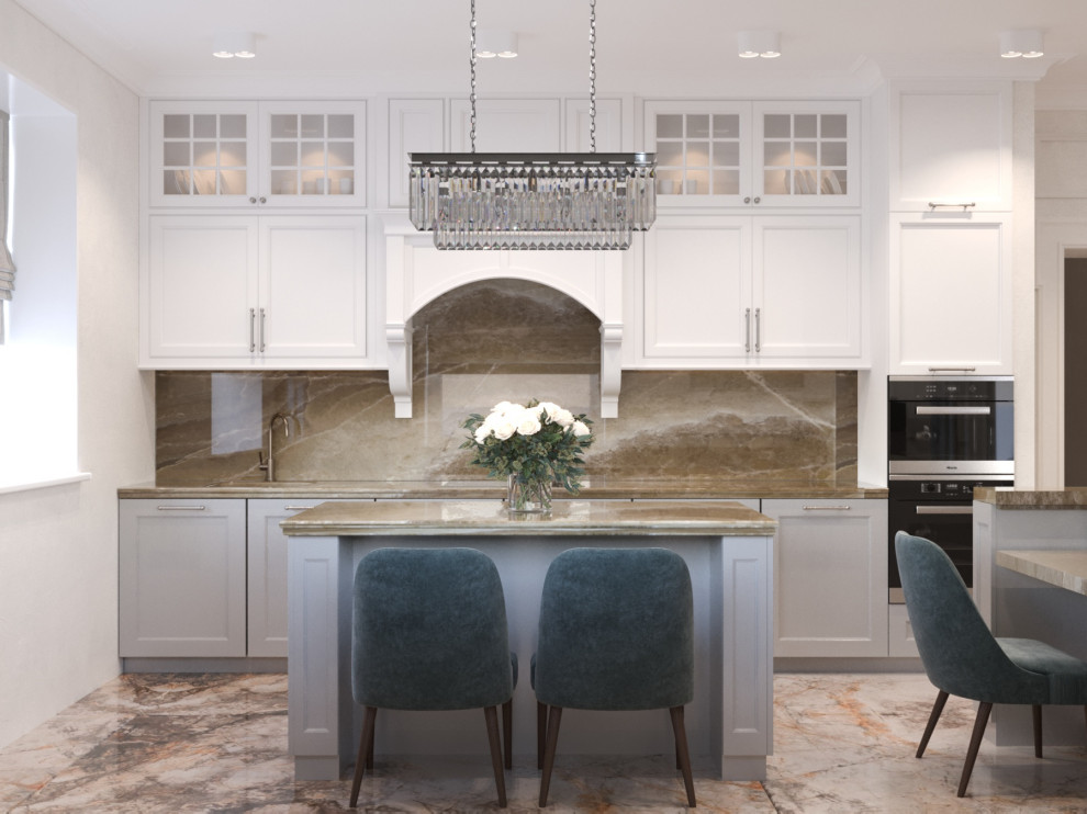 Проект кухни-гостиной в частном доме г. Орел