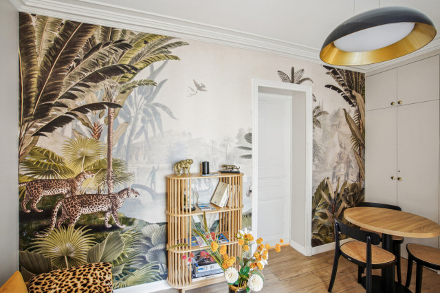 Didot - R&eacute;novation appartement / 35m2 exotisk-vardagsrum