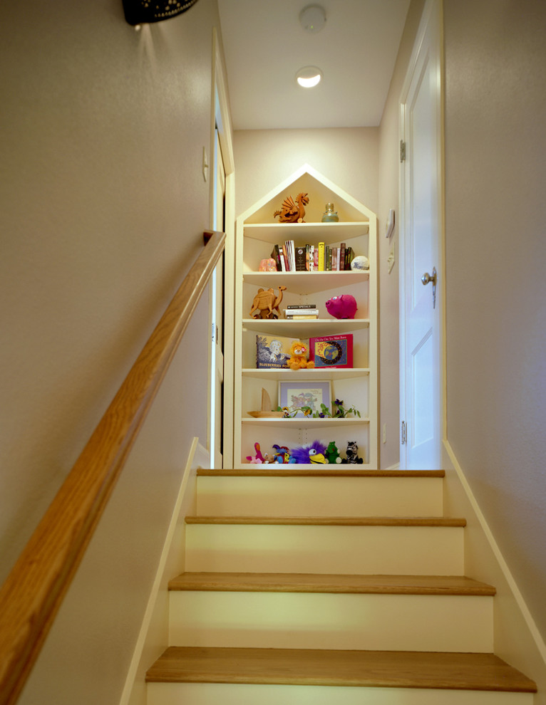 Attic Conversion To Bedroom Traditional Staircase