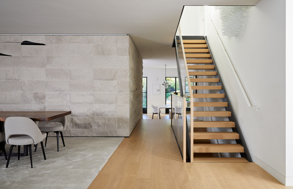 Inspiration for a modern staircase remodel in San Francisco