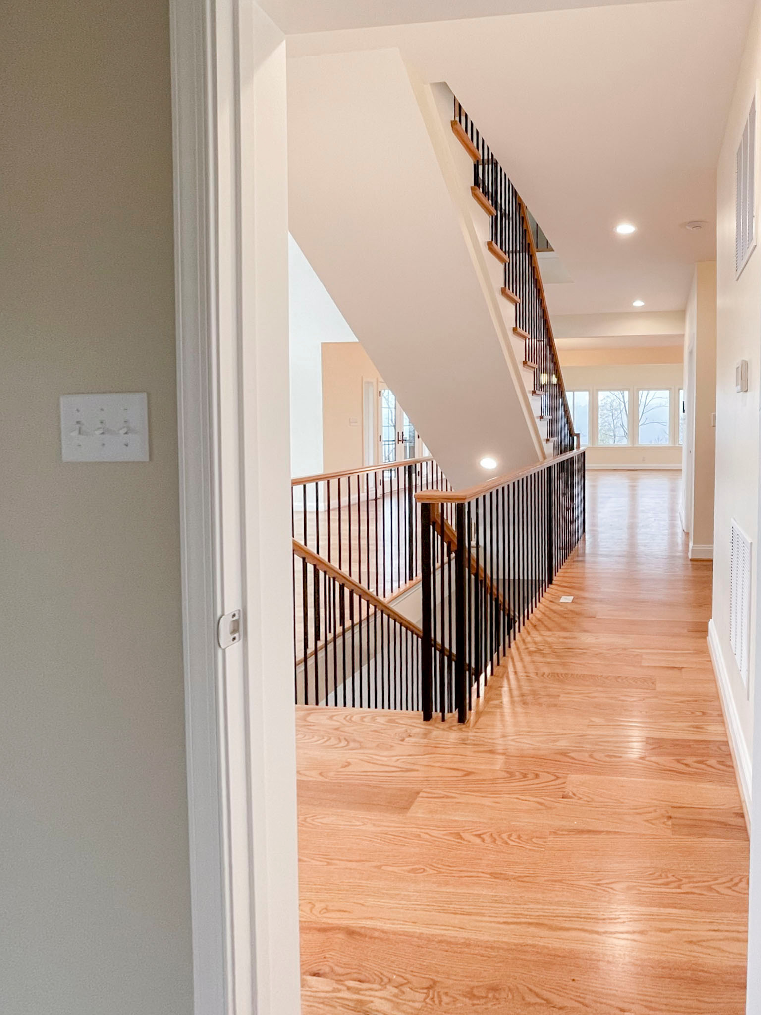 97_Airy Straight-Floating Staircase in Transitional-Mountain Home, Luray, VA 228