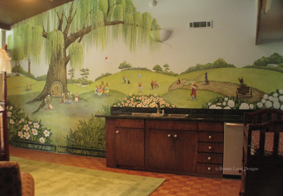 Inspiration for a traditional kids' room in Chicago.