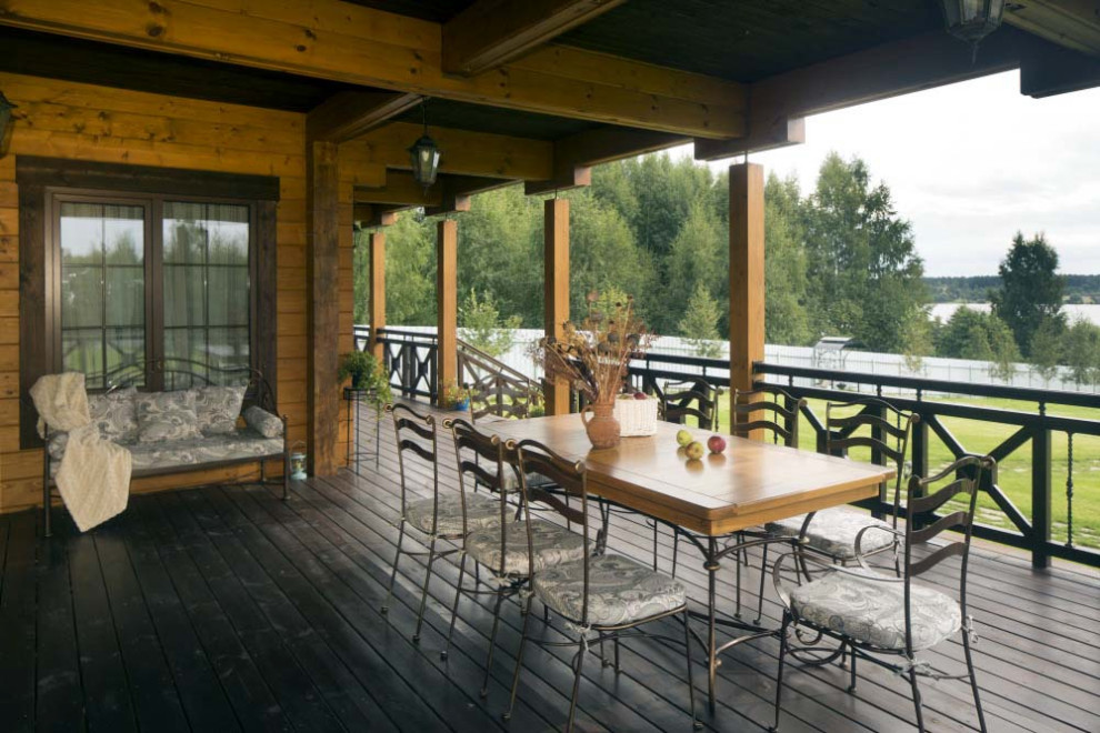 Дом из клееного бруса на р.Волге