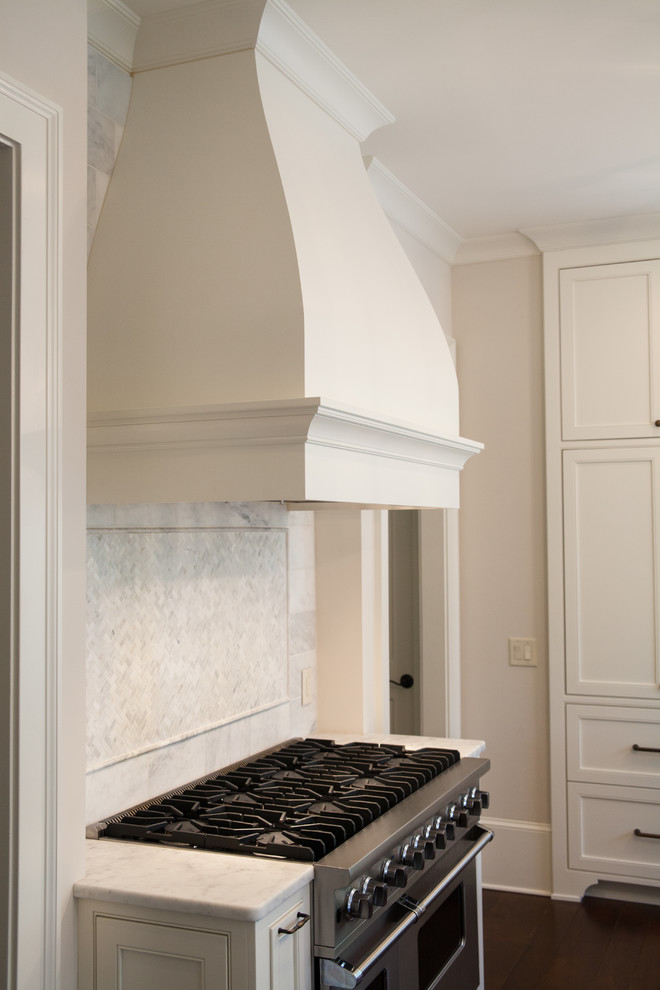 Example of a transitional kitchen design in Atlanta