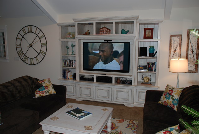 built in wall unit - traditional - living room - detroit -m.j.
