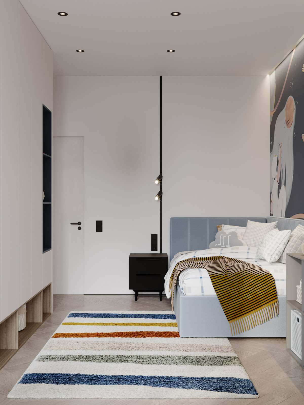 Идеальный современный интерьер в ЖК Homecity