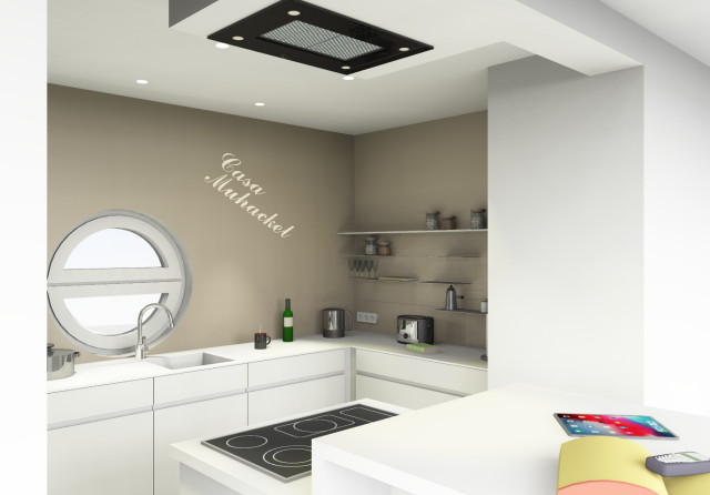 K&uuml;chenumbau - Visualisierung modern-kitchen