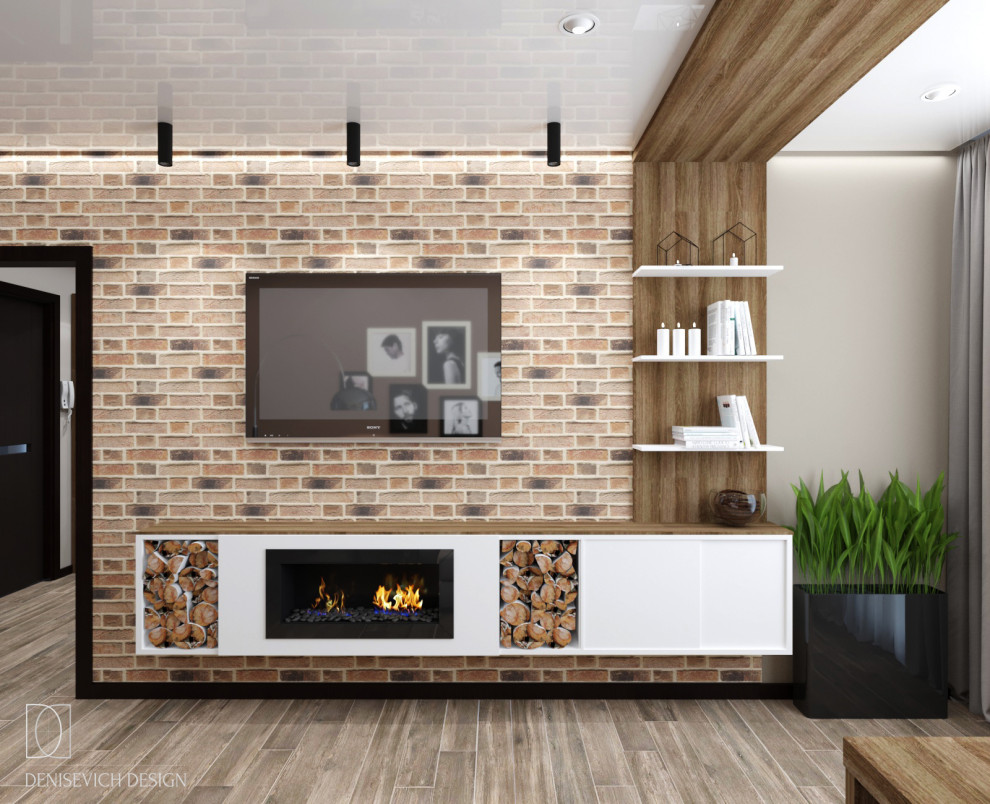 Гостиная в проекте по ул. Сысоева