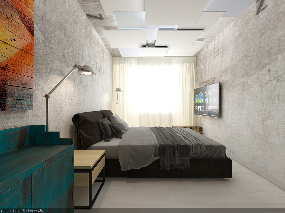 Квартира для семьи с двумя детьми с элементами лофт