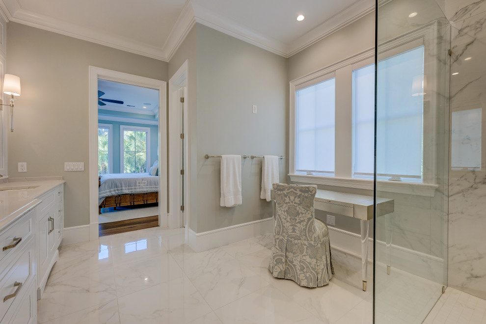 Master Bathroom, shower edge