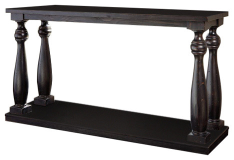 Ashley Furniture Mallacar Sofa Table in Black