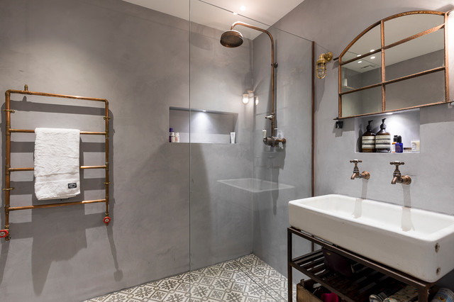 Shoreditch Penthouse industriel-salle-de-bain
