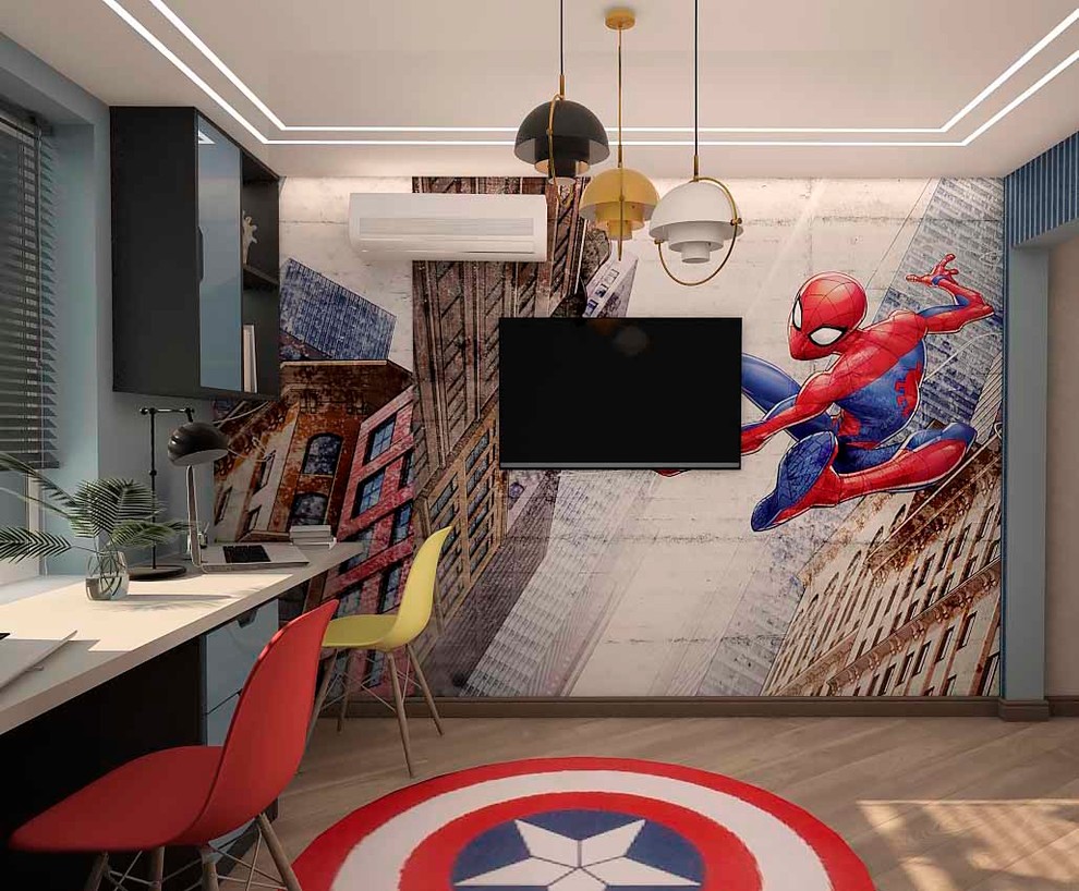 Детская комната в стиле Марвел