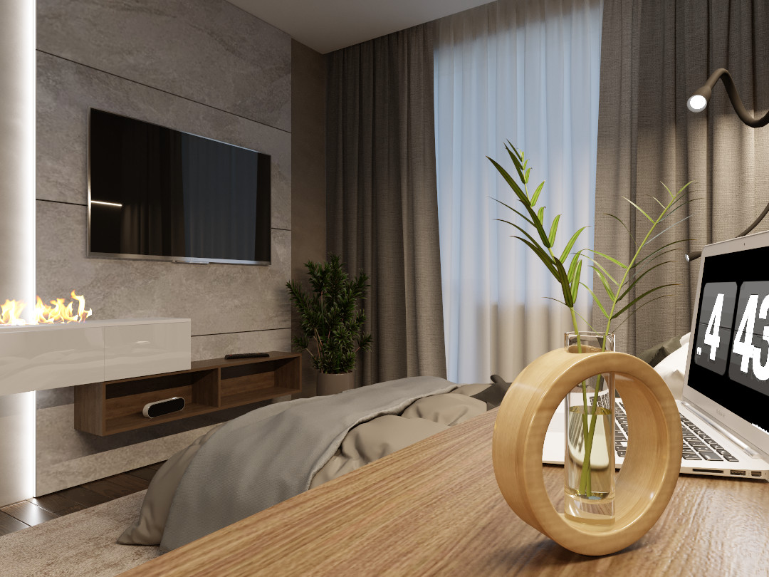 Спальня в ЖК "Три богатыря" ,Казань