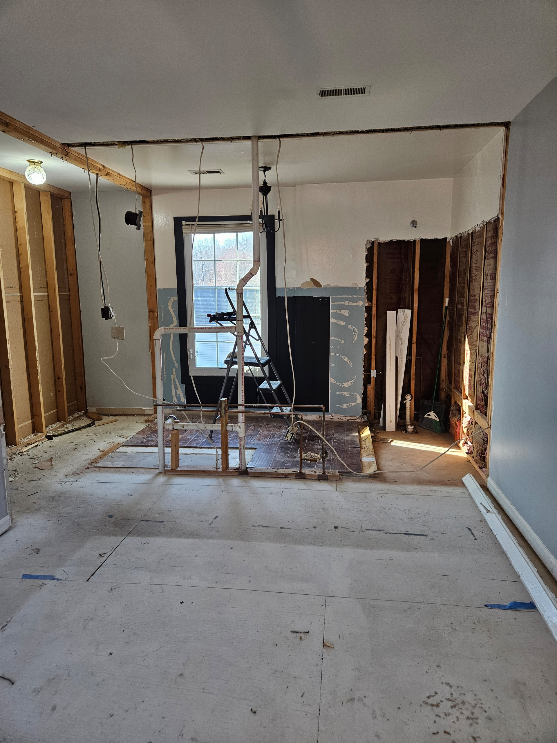 Minimalist Green Bathroom Remodel & Expansion