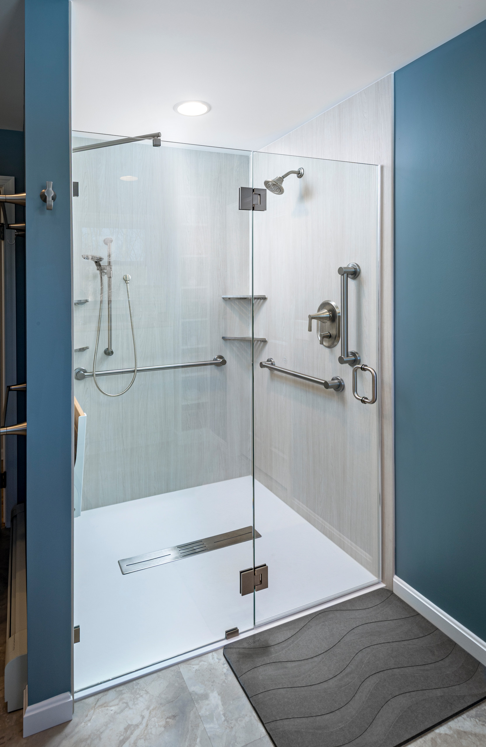 Harrisburg, PA Spa-calm, Age-ready, & Storage Smart Bathroom Remodel