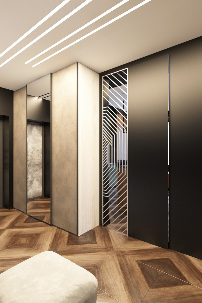 Дизайн интерьера двух комнатной квартиры. Прихожая.  Краснодарский край