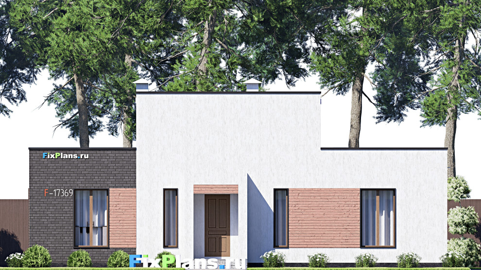 Проект двухэтажного дома 13х14 м S138м2 F-17369