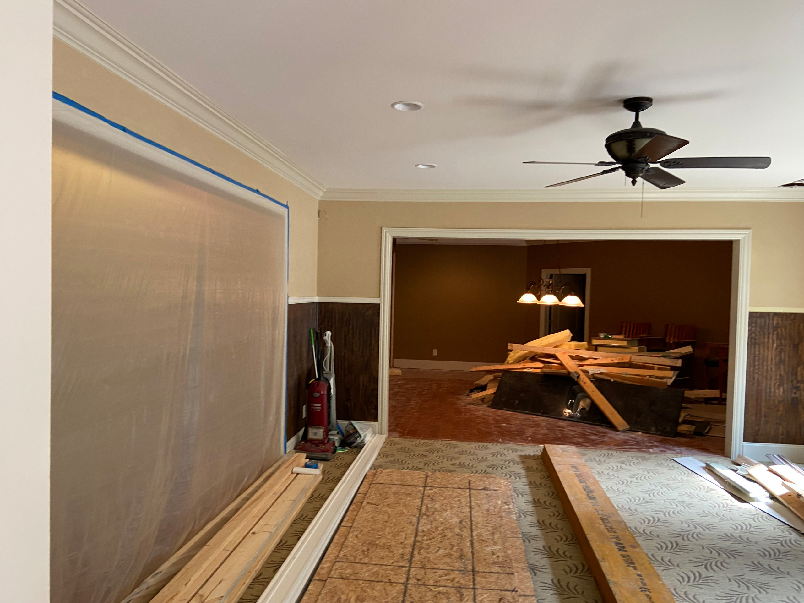 Basement Renovation - Simulator Room The Manor