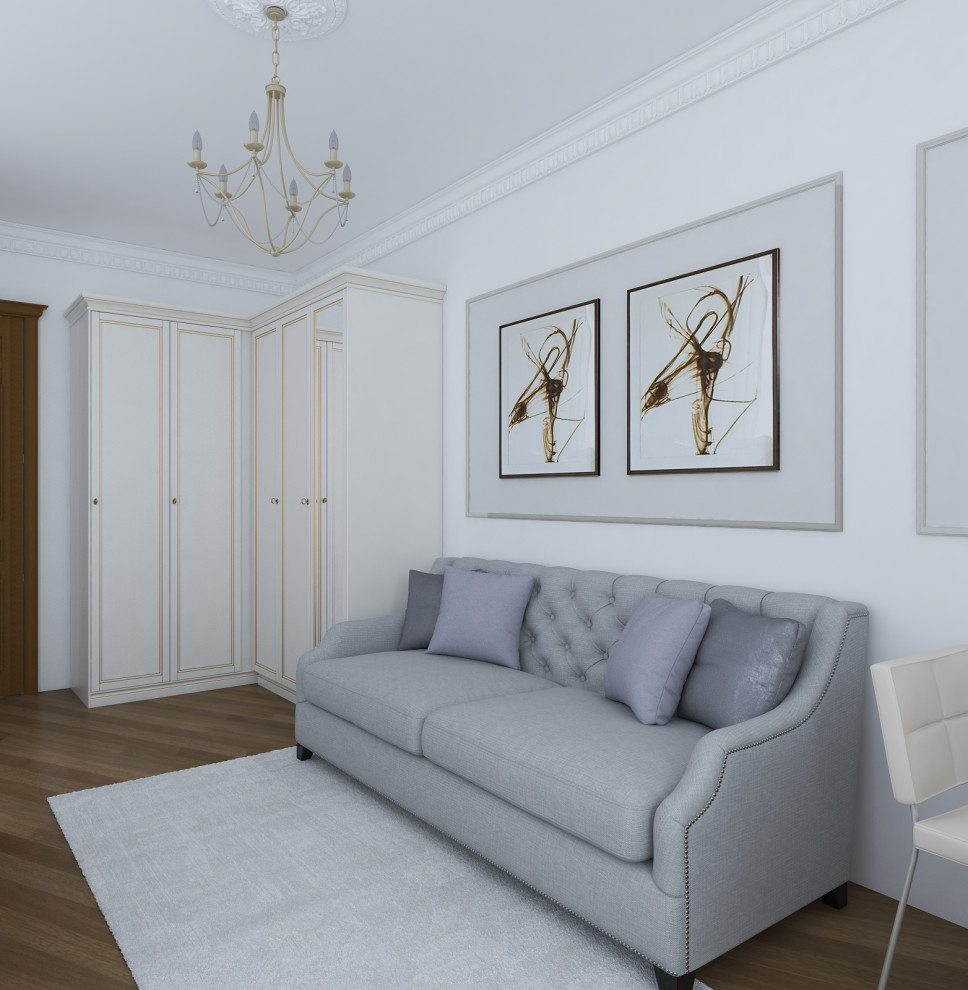 Дизайн квартиры г. Москва. Гостиная