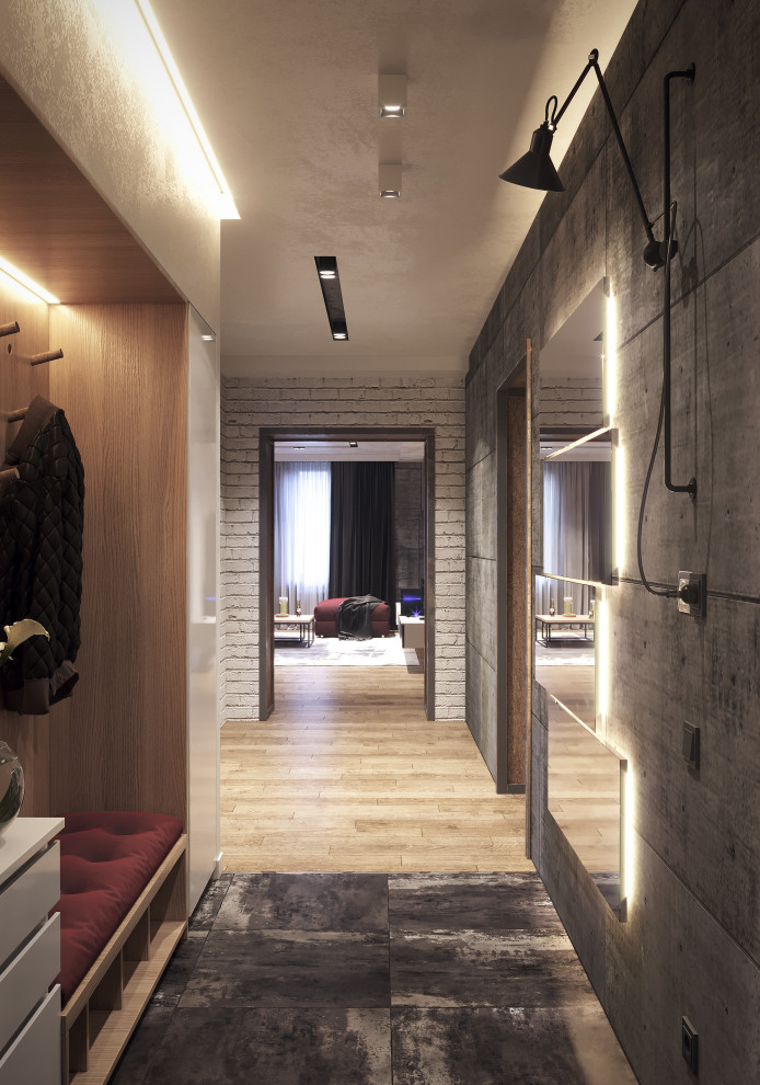 Дизайн квартиры в индустриальном стиле