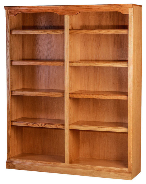 Traditional Oak Bookcase, Chestnut Oak, 36h