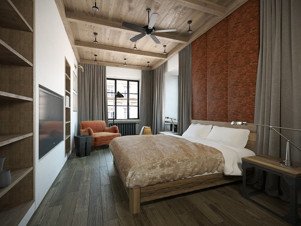 Квартира в "Сталинке". Кантри - Лофт.