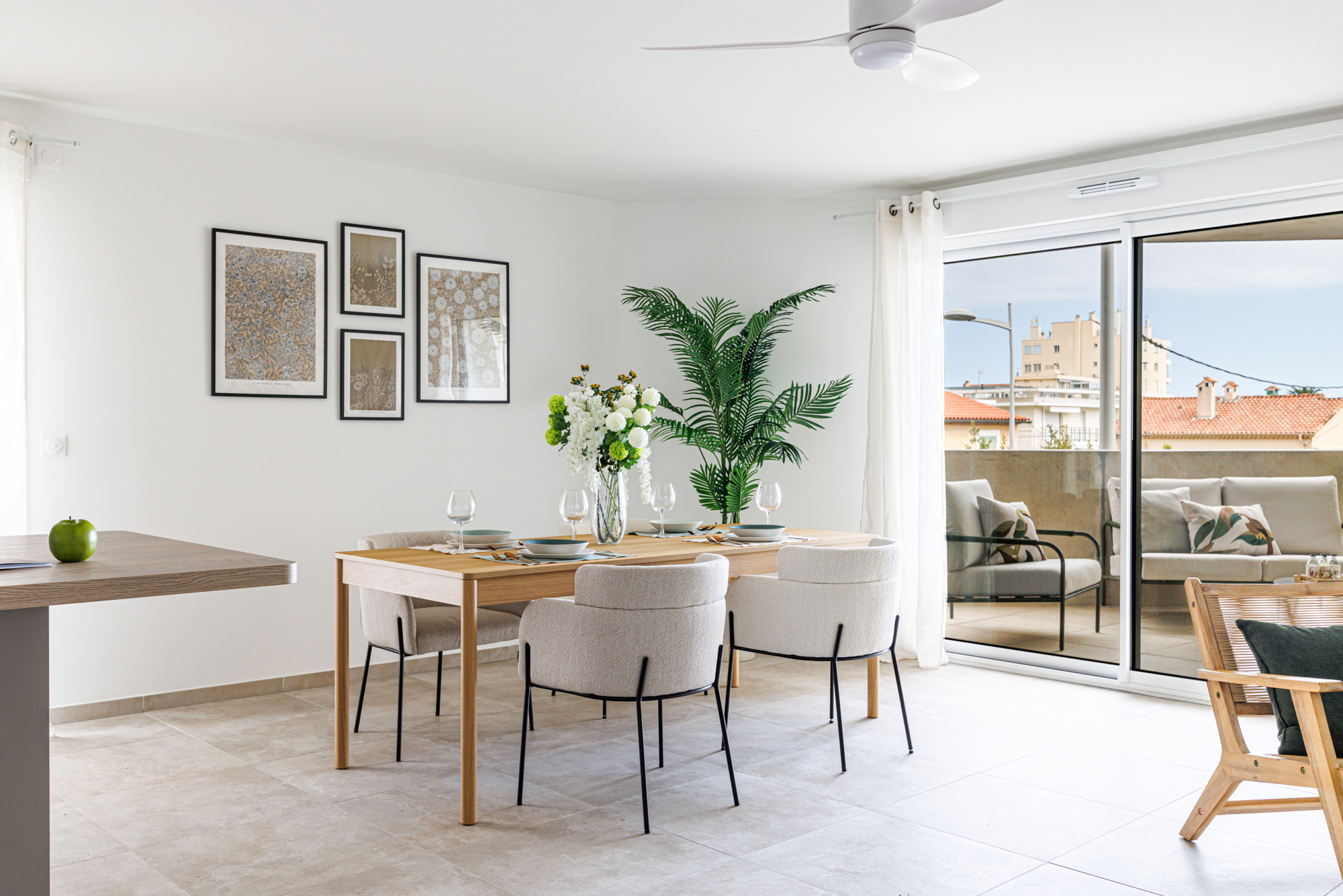 Home staging, L'Echappée mer, Cagnes sur mer