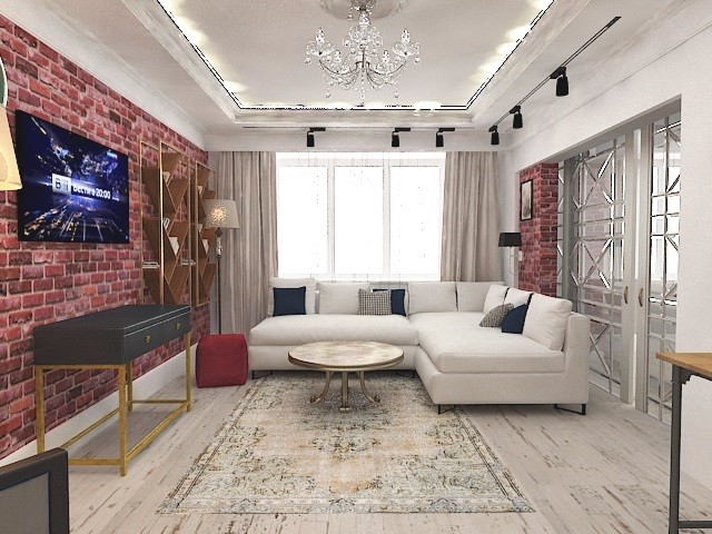 Квартира в стиле лофт