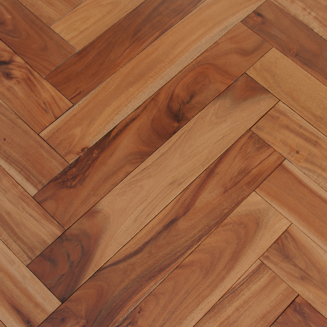 Elegance Plyquet 3"x8" Acacia Herringbone Hardwood Floor Sample