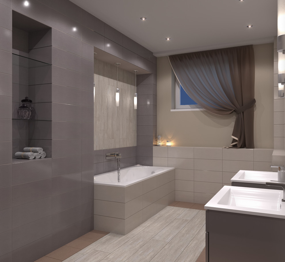 Ванная комната на 2 этаже