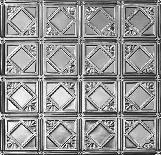 2'x4' Victorian Tin Ceiling Tile, Set of 10 Victorian Ceiling Tile