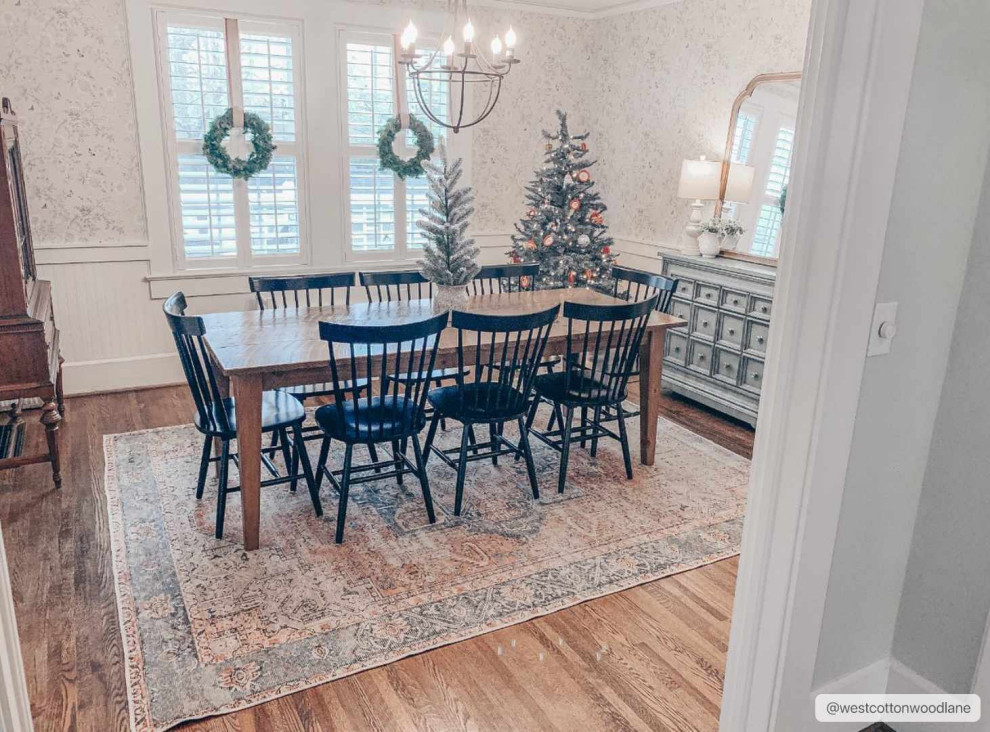 Hauteloom Burnt Orange Taber Medallion Washable Area Rug 2'7" x 12