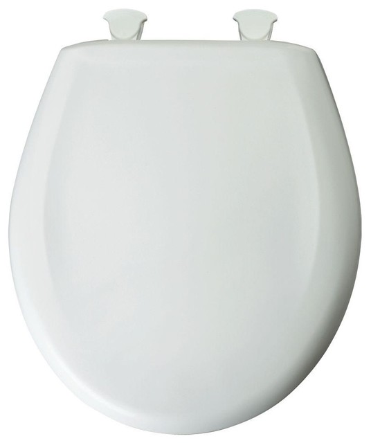 Round Plastic Toilet Seat With Whisper Close Contemporary Toilet