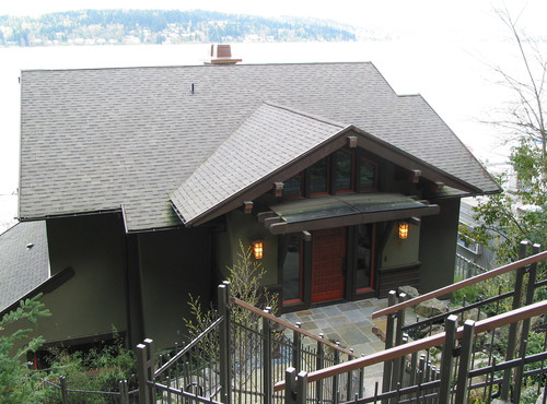 Building into a hill for a Seattle home remodel.